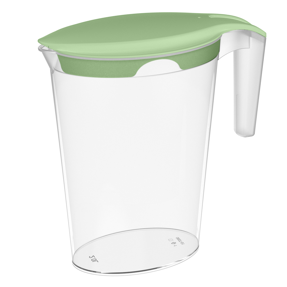 Ботаника Кувшин 2л с крышкой, пластик, 3 цвета - #3