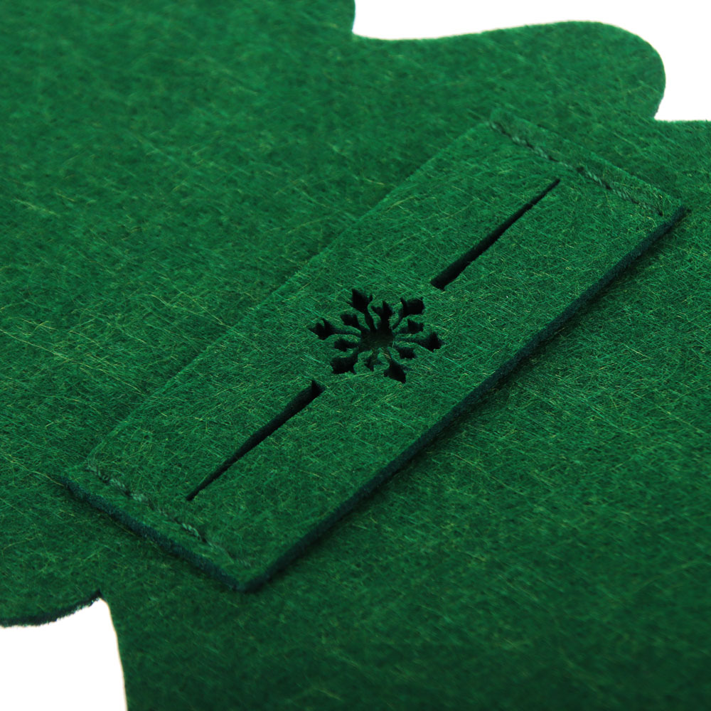 Подставка фетровая под столовые приборы Provance "Асти", зеленая, 2 шт - #3