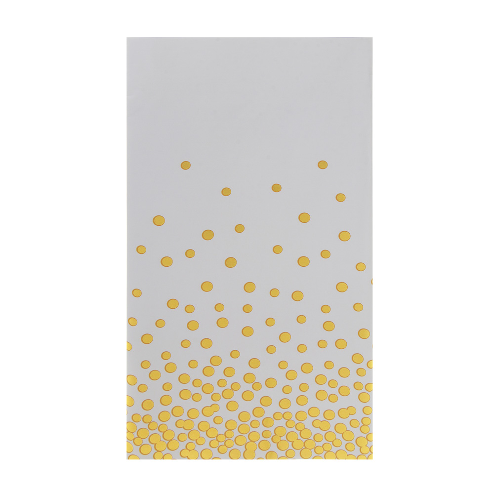 Скатерть одноразовая тм Fntastic, 136*180 см, 2,1 мкм, пластиковая пленка, фольгированный слой - #1