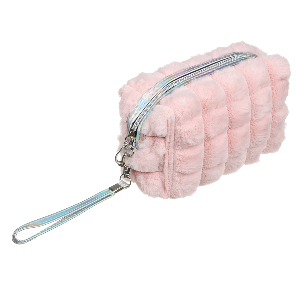 ЮL Косметичка из искусственного меха Флаффи, 100% ПЭ, 18х10х7см, 2 цвета - #8