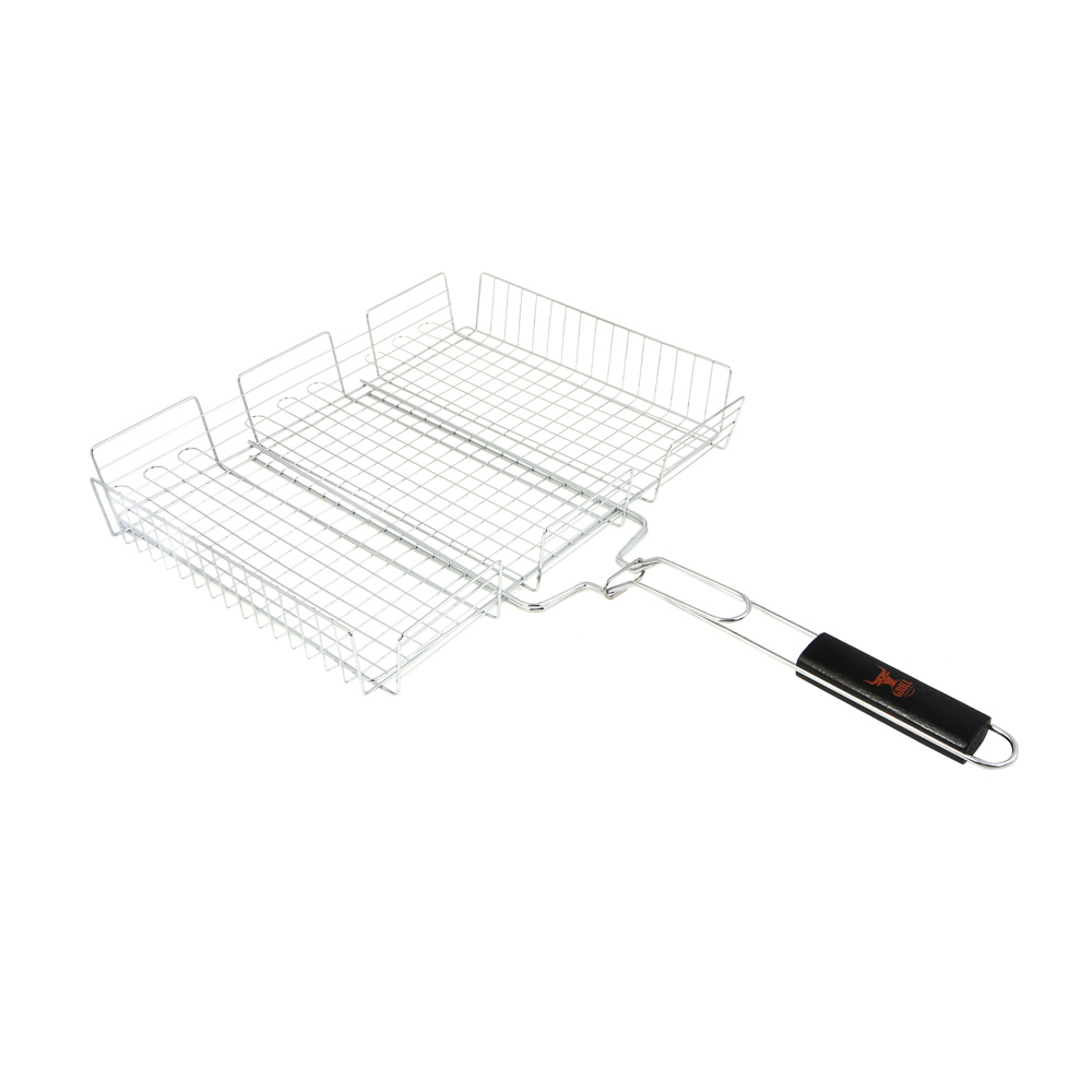 Решетка-гриль хром. тм GRILLBOOM, 30х40х7см - #1