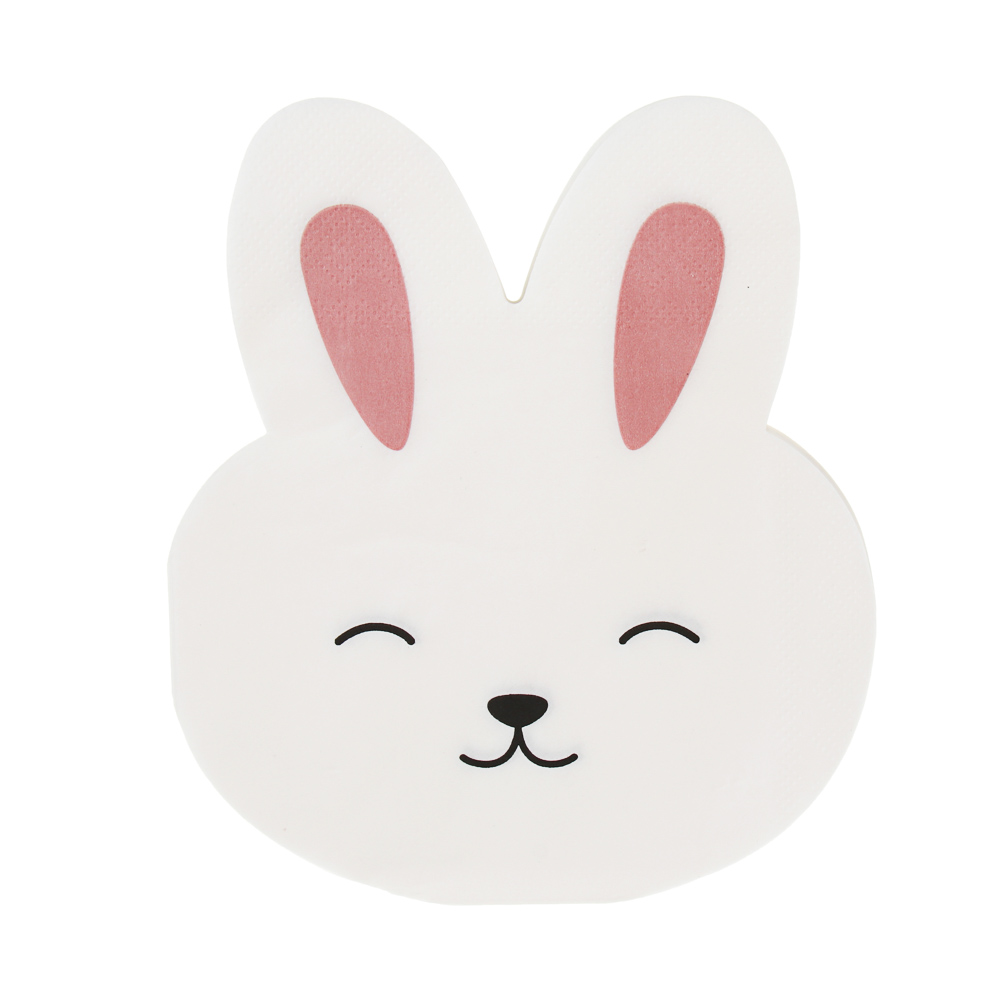 Набор салфеток бумажных "Зайчик", бумага, 20 шт, 16 см - #1