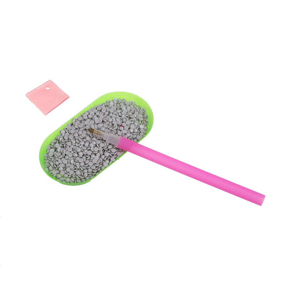 ХОББИХИТ Картина из страз, комплект: твердая основа, стразы, стилус, 30х40см, 5-10 дизайнов - #5