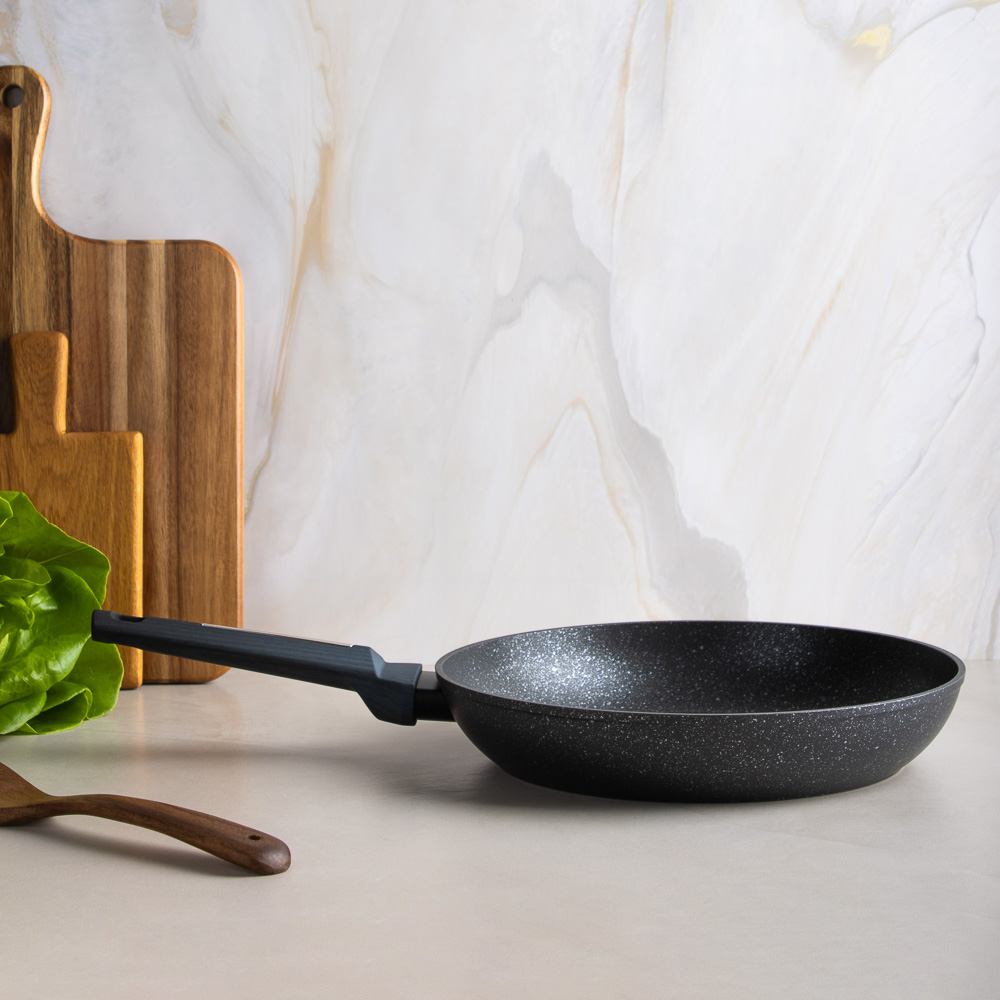 SATOSHI Гардан Сковорода литая d28см, антипригарное покрытие мрамор, индукция - #13