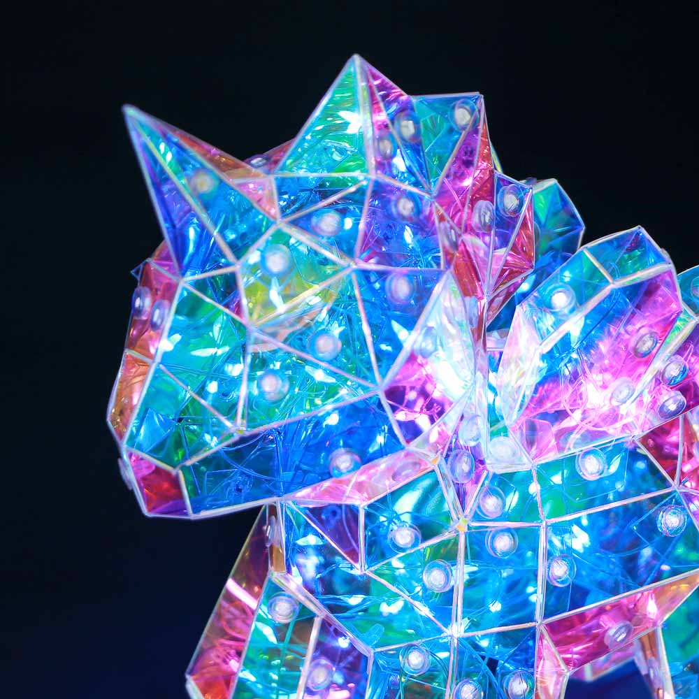 СНОУ БУМ Единорог, 13х20 см, 70 LED, постоянное свечение, USB - #2