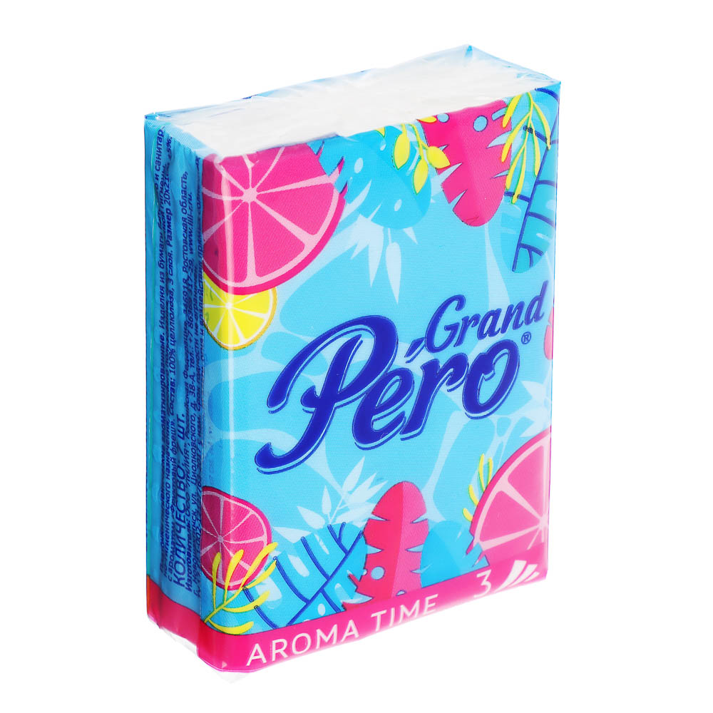 Платочки бумажные Grand Pero aroma, 3 слоя, 7шт - #8