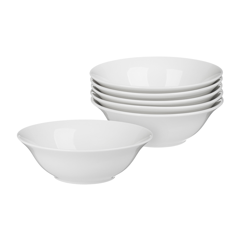 MILLIMI Сонет Набор стол.посуды 18пр (тар26см*6, тар22см*6, салатн15см*6), фарфор - #5