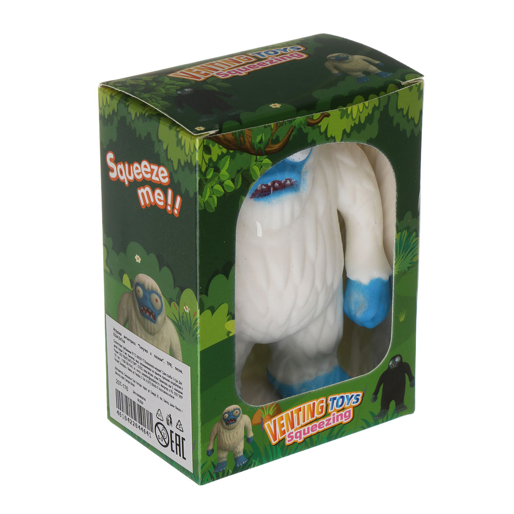 ИГРОЛЕНД Игрушка антистресс "Тянучка с песком", TPR, песок, 9,5х4,5х7см - #3