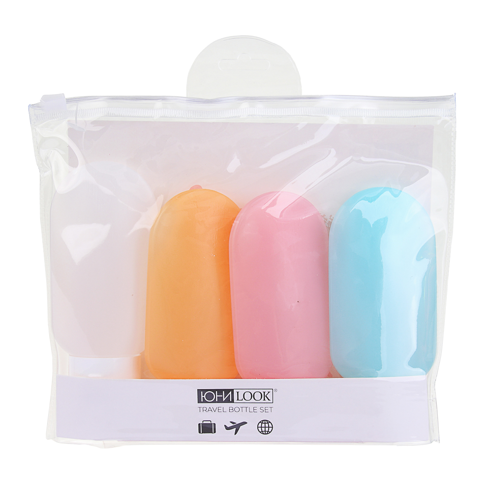 Набор для косметики дорожный 4 шт x 60мл тм ЮНИLOOK, 4 цвета - #7