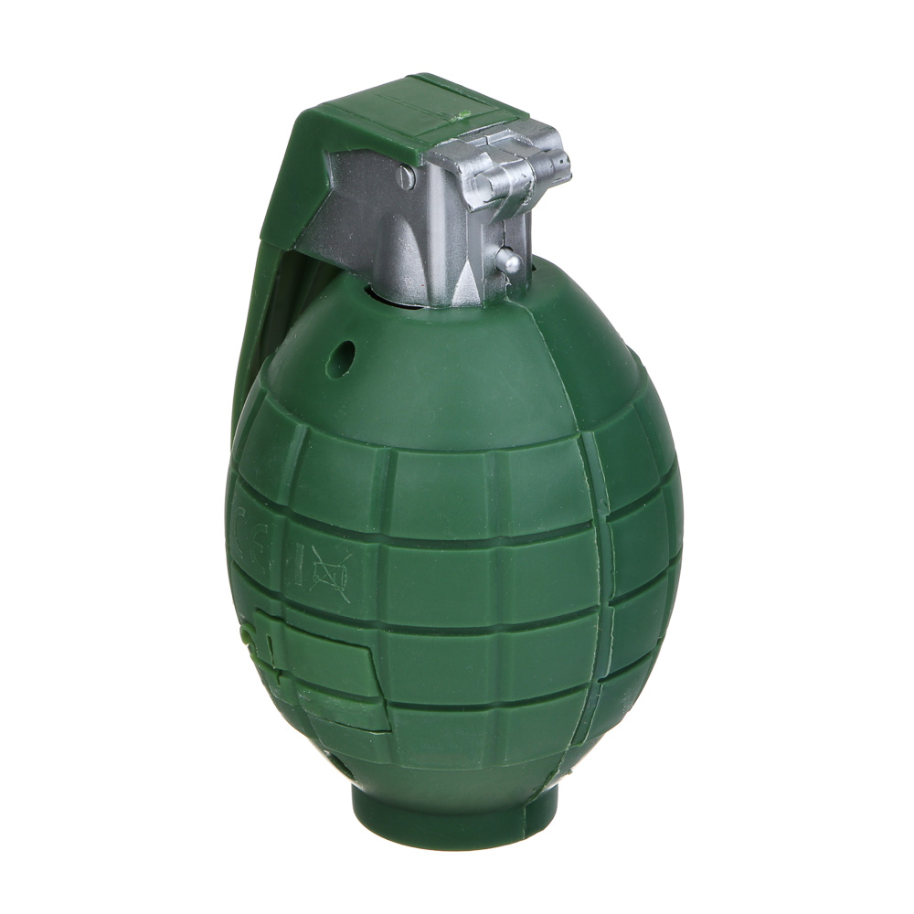 ИГРОЛЕНД Граната игрушечная, свет, звук, 2xAG13, ABS, 10х7х7см, 2 дизайна - #7