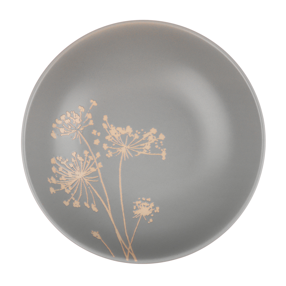 MILLIMI Амми Салатник, 20х5см, 700мл, серый - #4