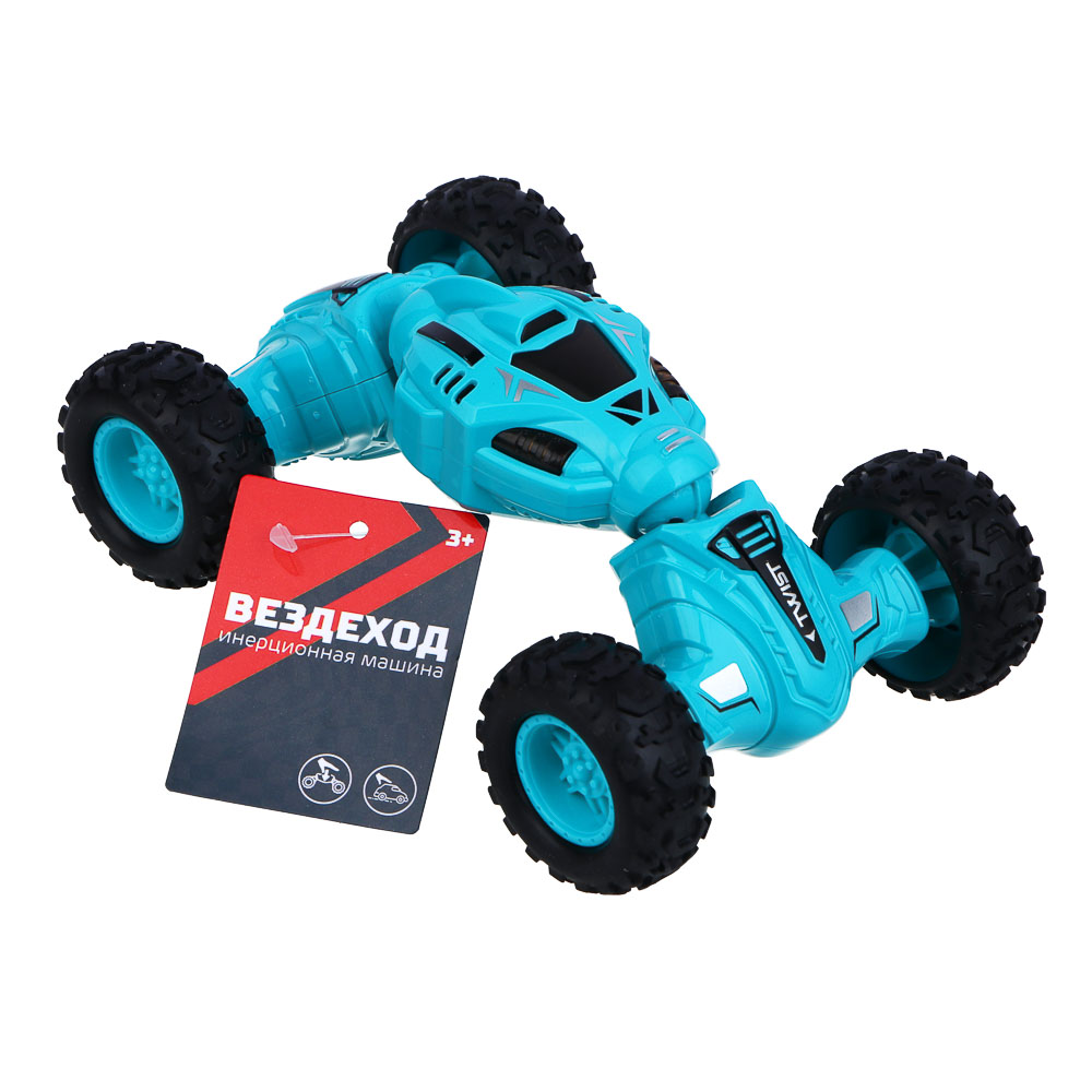 ИГРОЛЕНД Машина инерционная "Вездеход", амортизация, ABS, 16х12х10 см, 4 дизайна - #2