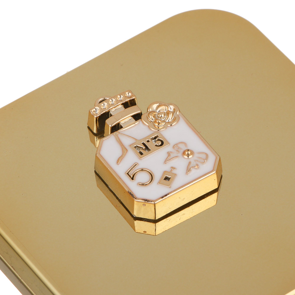 ЮНИLOOK Мирикл Зеркало карманное складное, зум х1, х2, пластик АБС, стекло, 6,3x6,3см, 3 цвета - #5