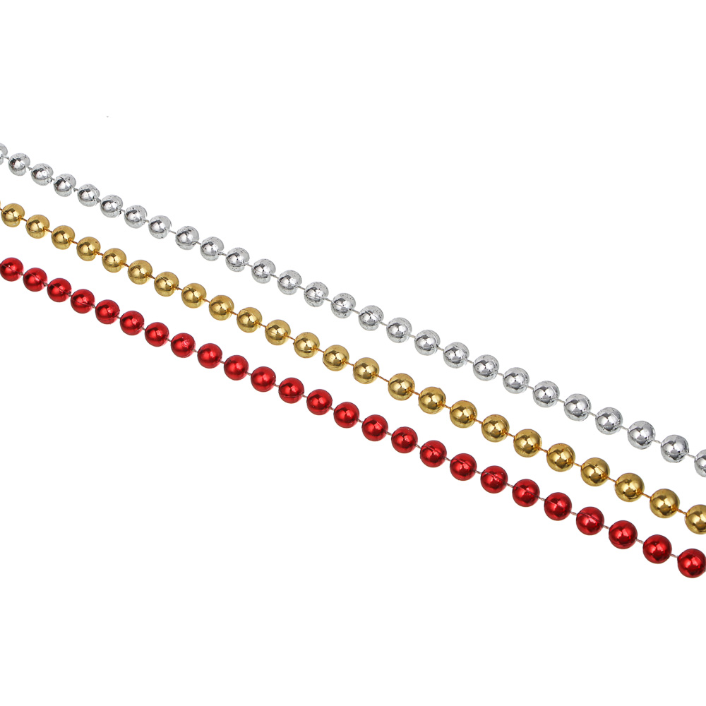 СНОУ БУМ Бусы 1x270 см, пластик, микс, 26-473 - #1