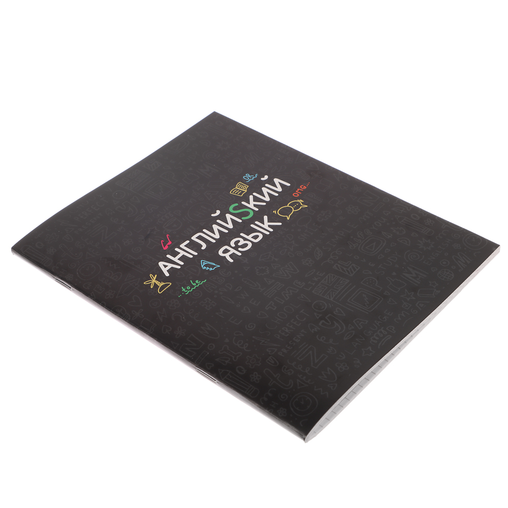 ClipStudio Тетрадь 48л. "Предметная", БЕЛЫЕ ЛИСТЫ, обл.картон, скрепка, 7 видов, справ.мат-л - #12