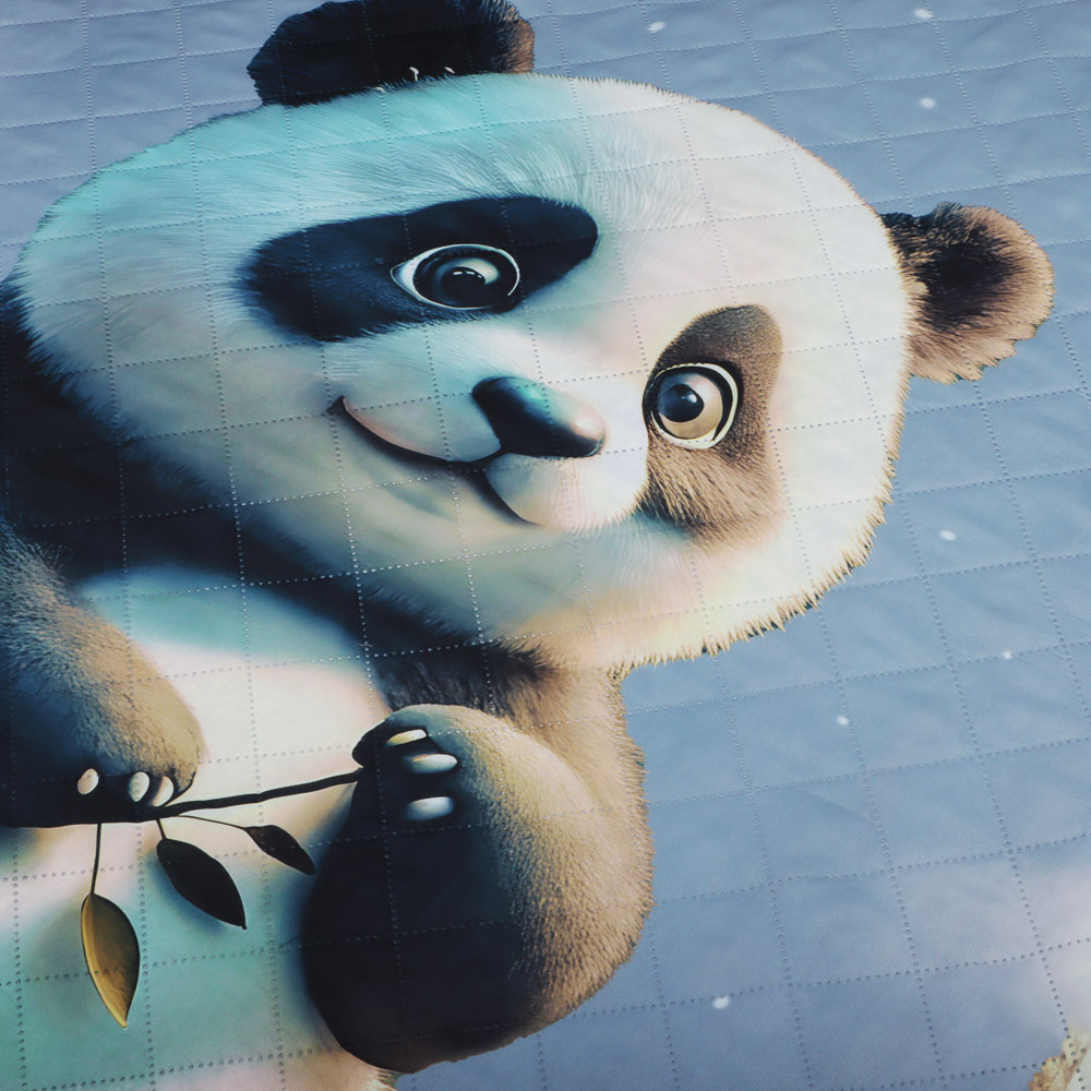 PROVANCE Панда Покрывало стеганое 140х200см, 100% полиэстер - #3