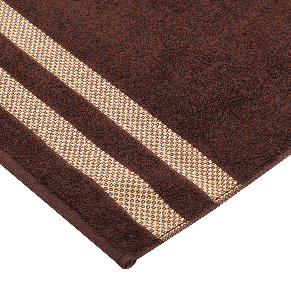 PROVANCE Кантри Полотенце махровое, 50х90см, 100% хлопок, 450гр/м, коричневый - #5