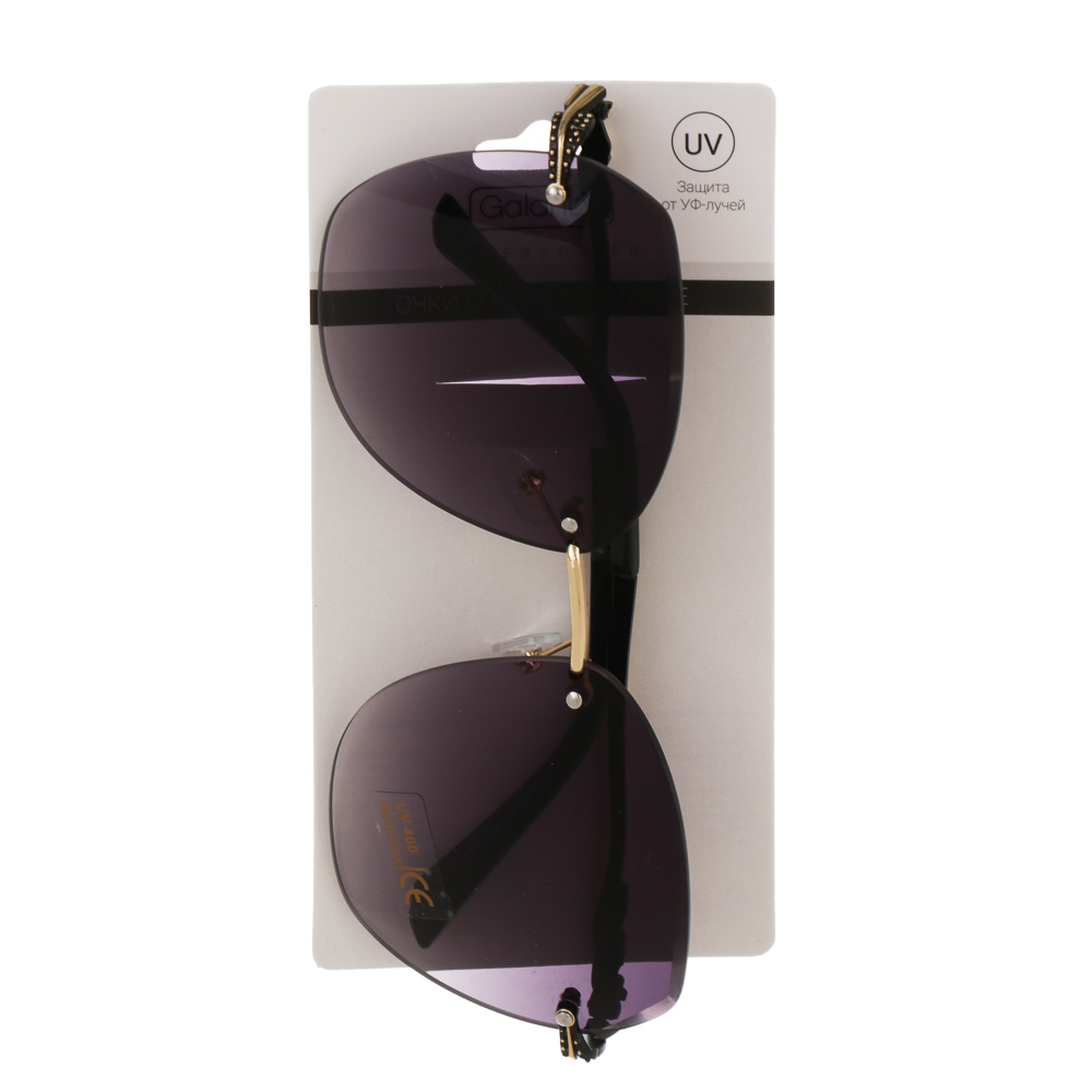 Очки солнцезащитные, тм GALANTE, с защитой от UV излучений, пластик, металл, #9 - #4