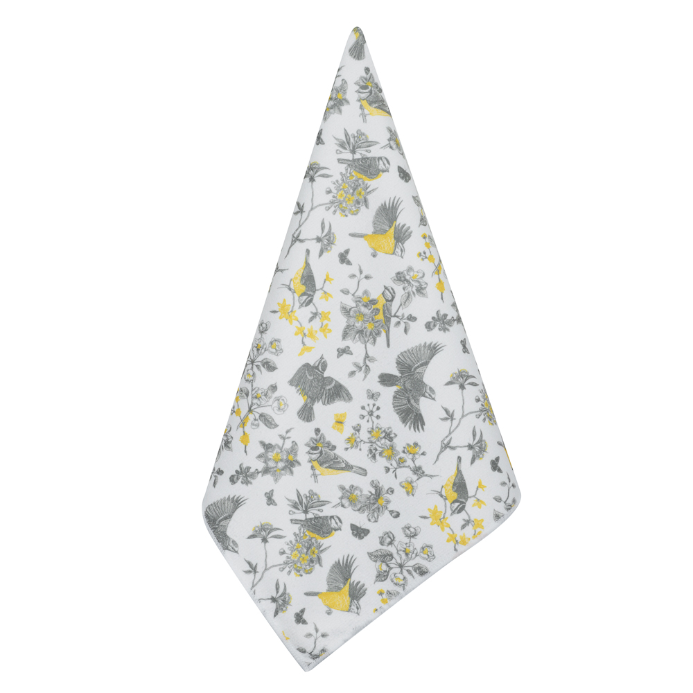 PROVANCE Люмен Полотенце кухонное, 38х63см, 100% полиэстер, синички - #2