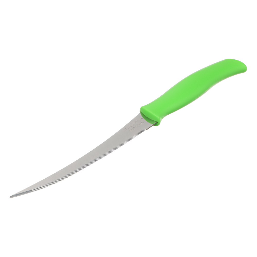 Tramontina Athus Нож для томатов 12.7см, зеленая ручка 23088/025 - #1