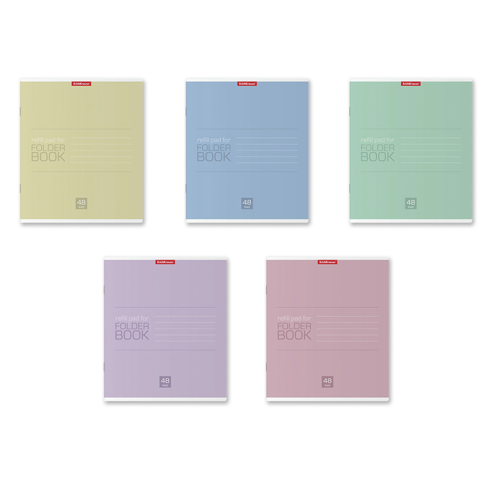 Erich Krause Тетрадь общая 48 листов "ФБ Солюшн", линейка, 5 цветов обложки, 49577 - #1
