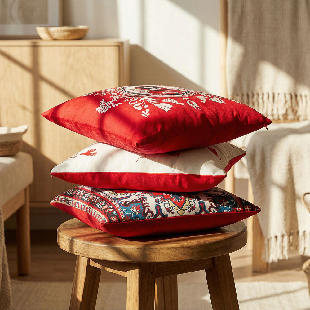 Подушка декоративная тм PROVANCE Ностальгия, 40х40см, 100% полиэстер, 3 дизайна - #14