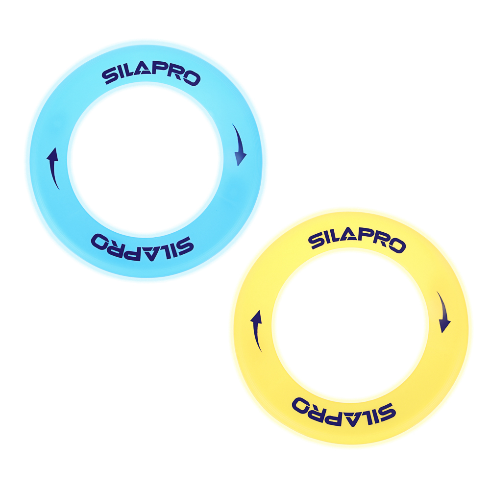 SILAPRO Летающий светящийся диск (фрисби), d=24.5см, PP - #1