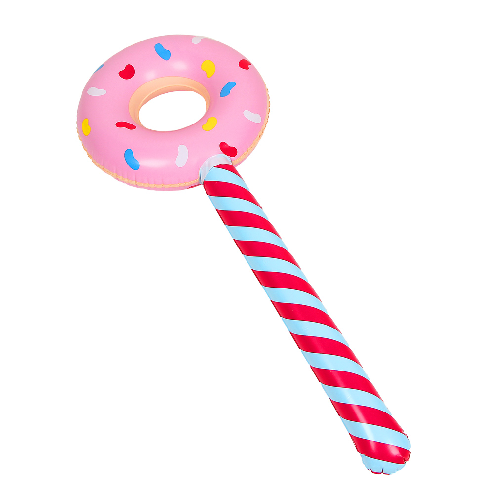 Игрушка надувная SilaPro "Пончик-леденец", 83 х 31 см - #2