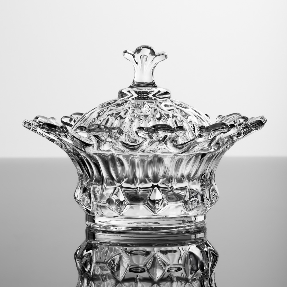 VETTA Конфетница с крышкой 260мл, 16.5х12см, стекло - #13