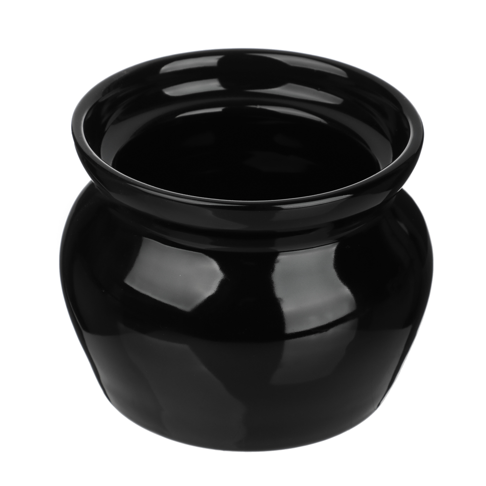 MILLIMI Горшочек для запекания, 400 мл, керамика, черный - #4