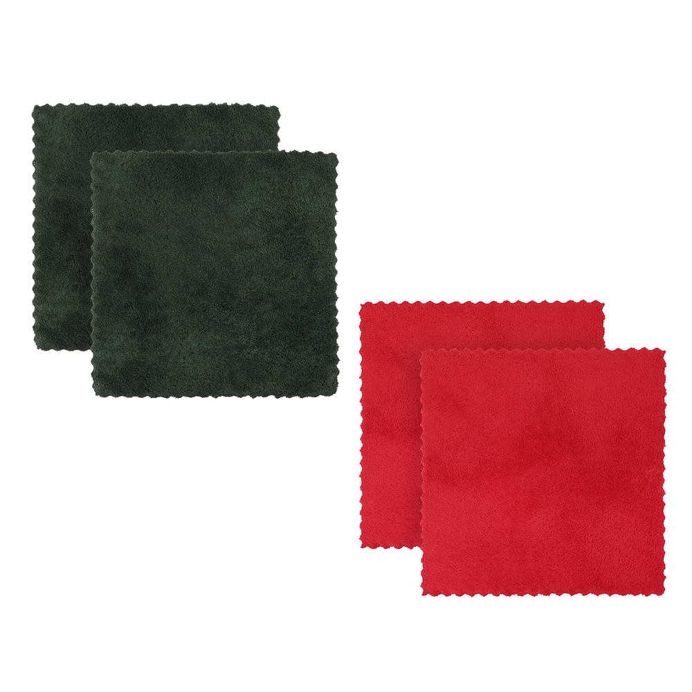 PROVANCE Щелкунчик Комплект полотенец с лентой, 2шт, 30х30см, 85% полиэстер, 15% полиамид - #2