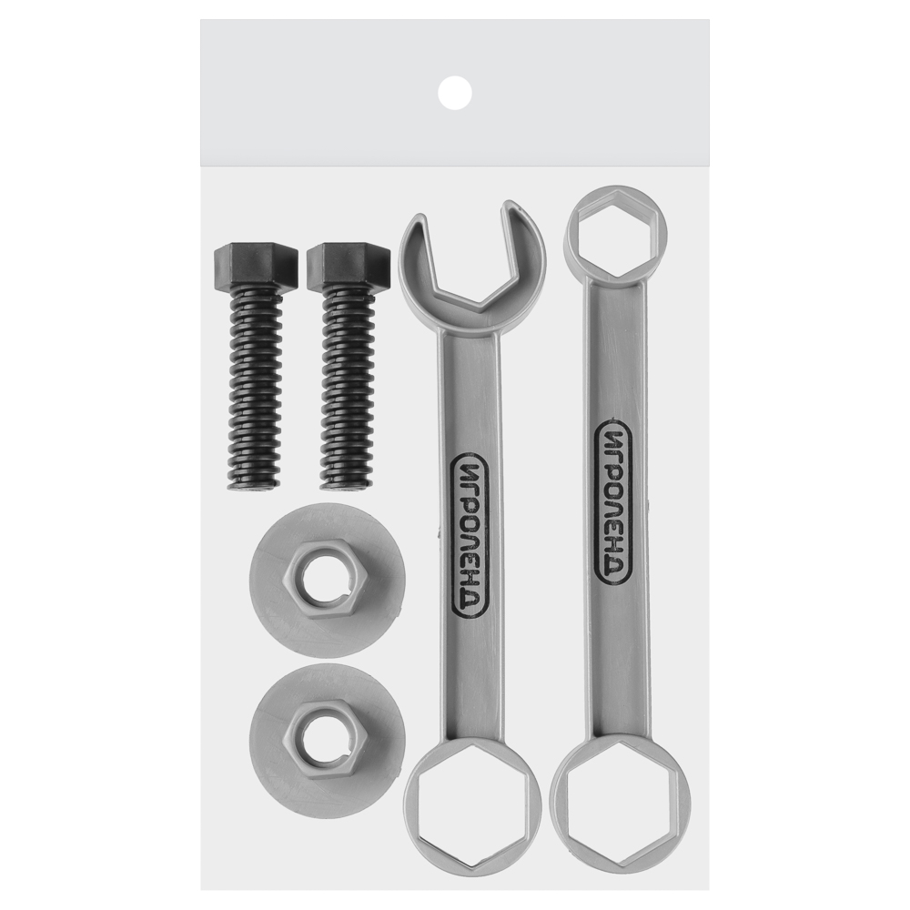 ИГРОЛЕНД Набор инструментов ключи и гайки, PP, 10х20х2 см - #5
