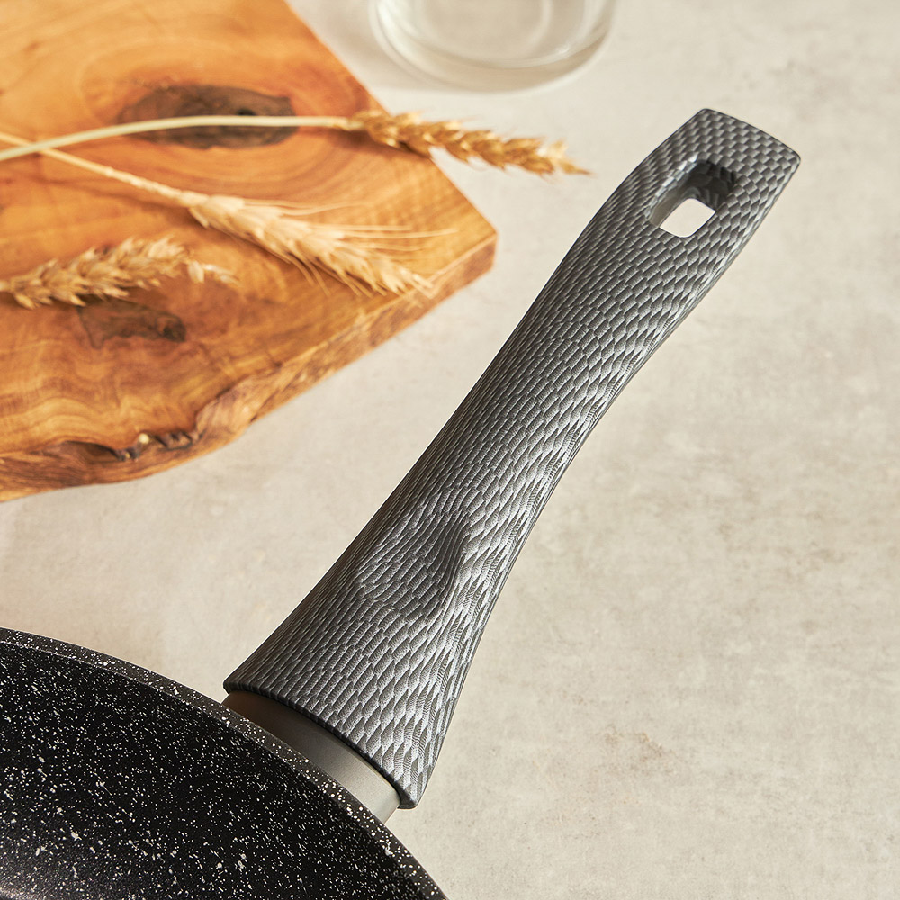 SATOSHI Карбон Сковорода литая d26см, антипригарное покрытие Мрамор, индукция - #11