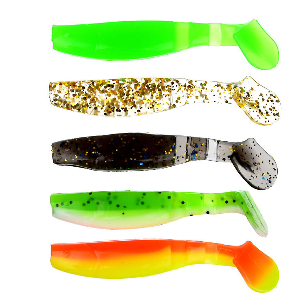 Приманка мягкая AZOR FISHING rendex Minnow, силикон, 8см, 5шт., 3 цвета - #1