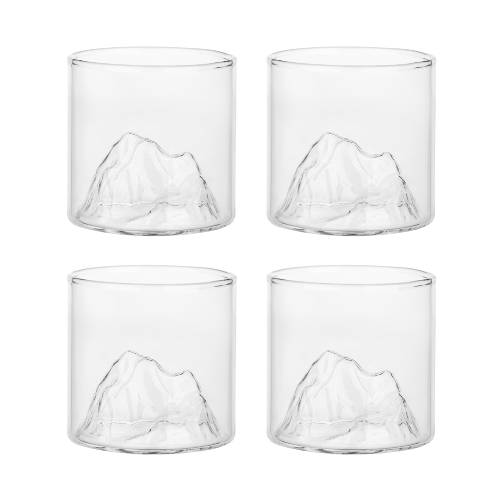 MILLIMI Набор стаканов Вершина 150 мл, 4 шт, стекло - #1
