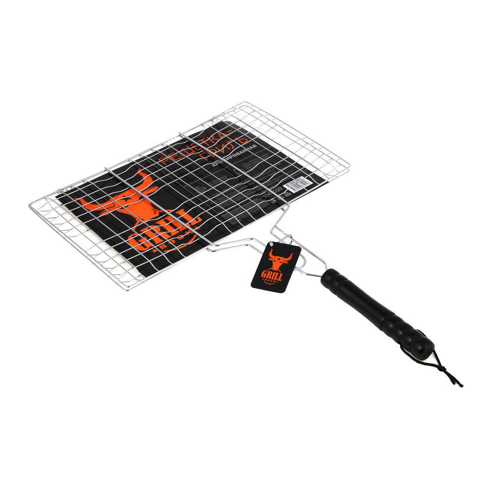 Решётка-гриль хром. тм GRILLBOOM, 45х(33x20)см - #8