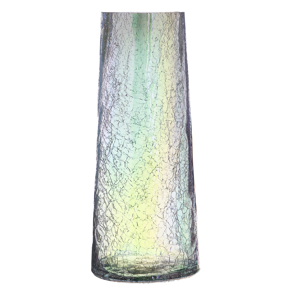 Ваза стеклянная, декоративная, 12x30 см, арт.30 - #2