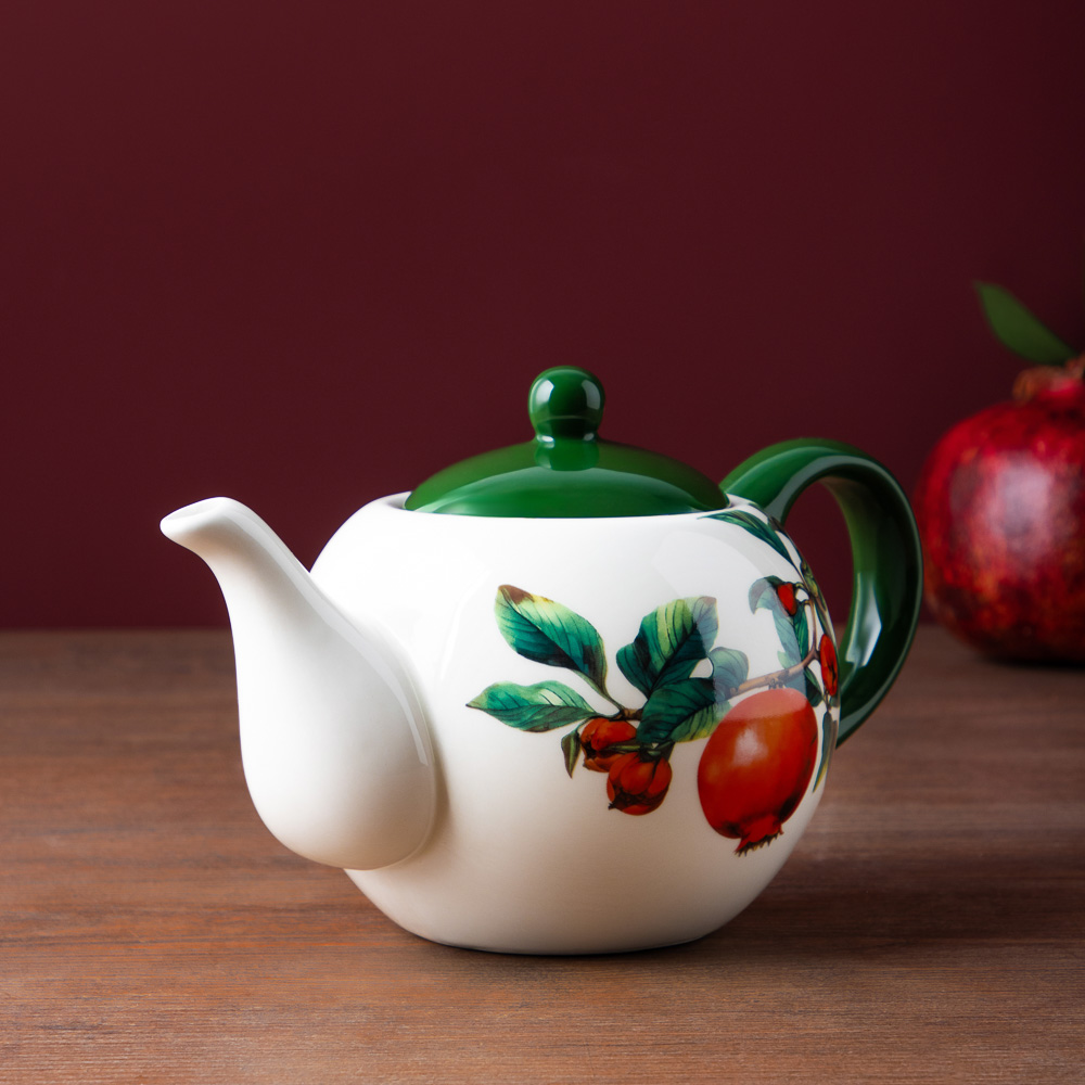 MILLIMI Гранат Чайник, 900мл, керамика - #9