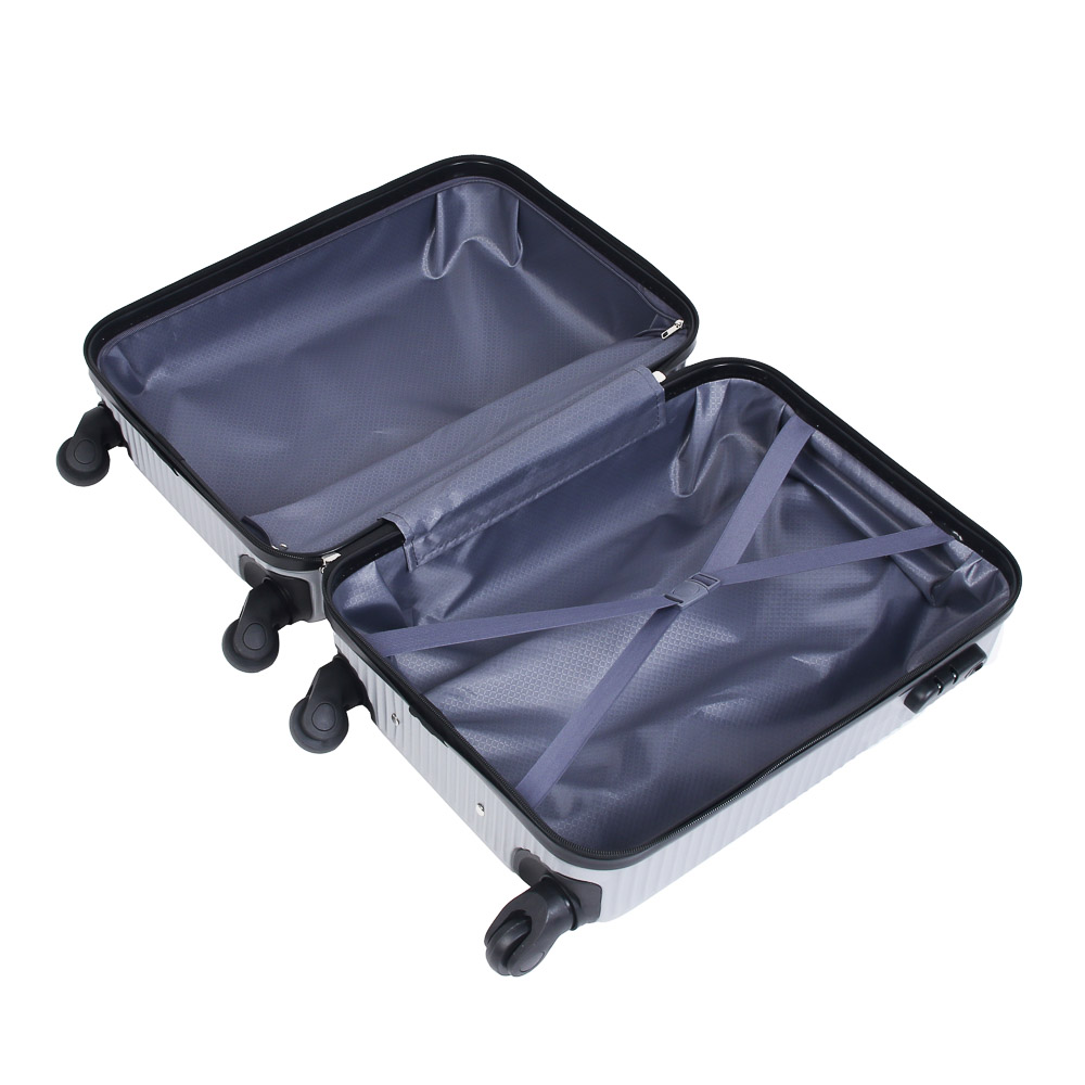 Чемодан дорожный cabin size, ABS пластик, 55х36х23см, 4 цвета - #11