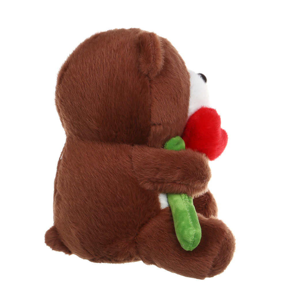 ИГРОЛЕНД Игрушка мягкая "Медведь с цветком", 25 см, полиэстер, микс видов - #5