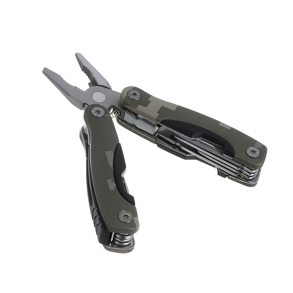 Мультитул многофункциональный тм BY Русские Супергерои, 15 функций, нержавеющая сталь, 9,9 см - #6