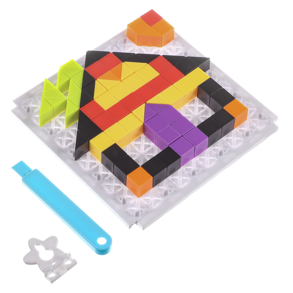 ИГРОЛЕНД Мозаика из блоков 3в1, 15х16х4 см, ABS, 3 дизайна - #4