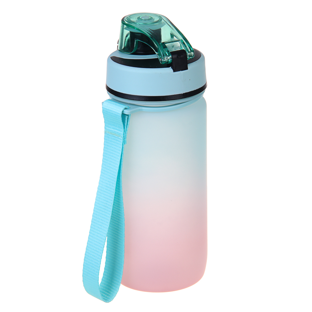 SILAPRO MAX Бутылка спортивная с замком, LOTUS-EGGSHELL BLUE, 550мл, РС - #7