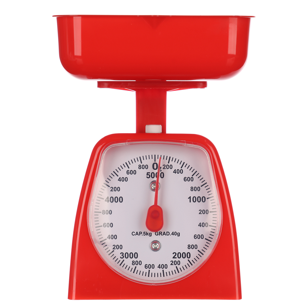 Весы кухонные механические, пластиковая чаша 800мл, макс. нагр. до 5кг, 4 цвета - #2
