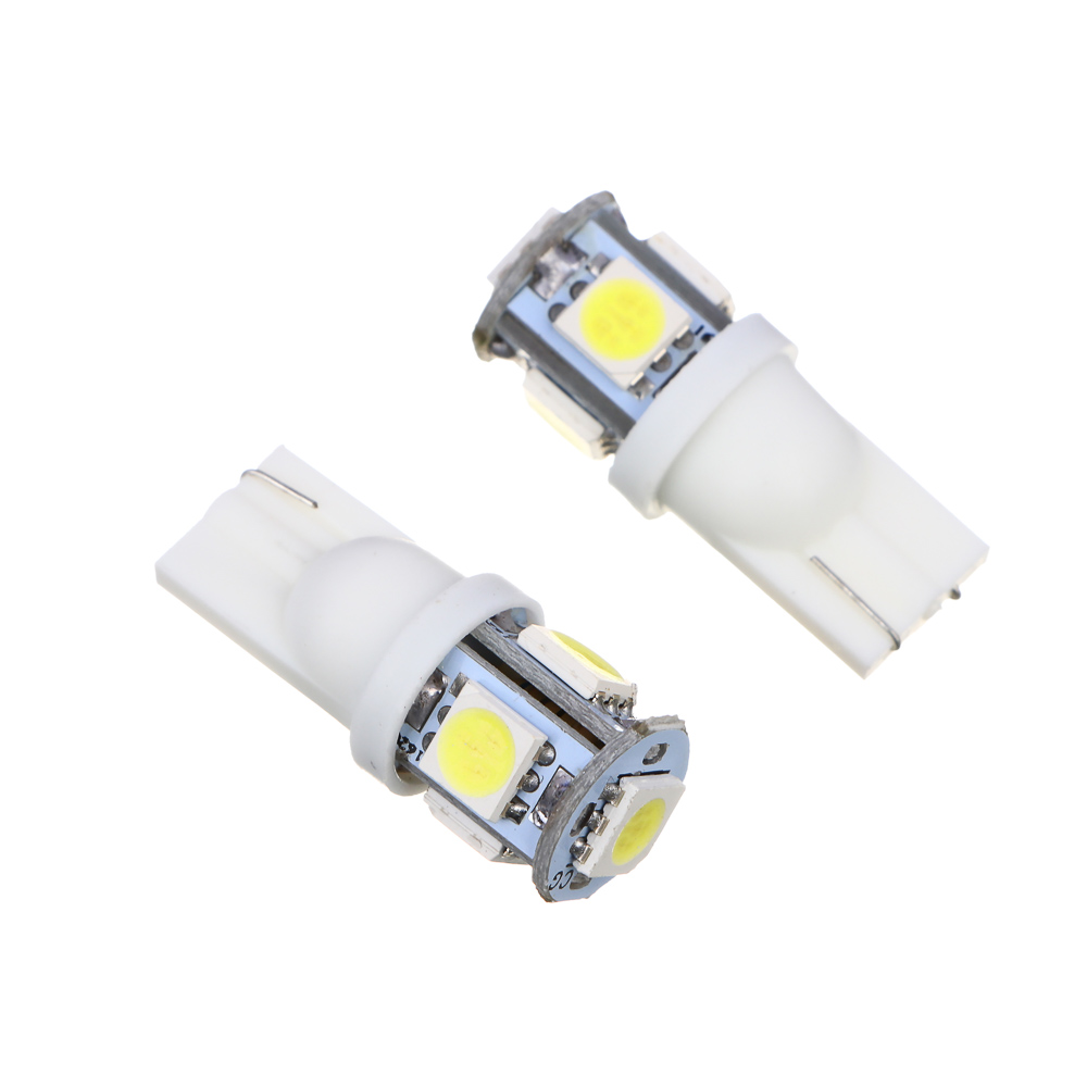 ЕРМАК Лампа светодиодная T10, 1,5W (5SMD-5050),12В,белый, 2 шт., блистер - #2