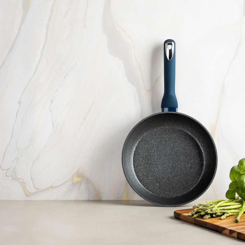 SATOSHI Ривьера Сковорода литая d24см, антипригарное покрытие мрамор, индукция - #11