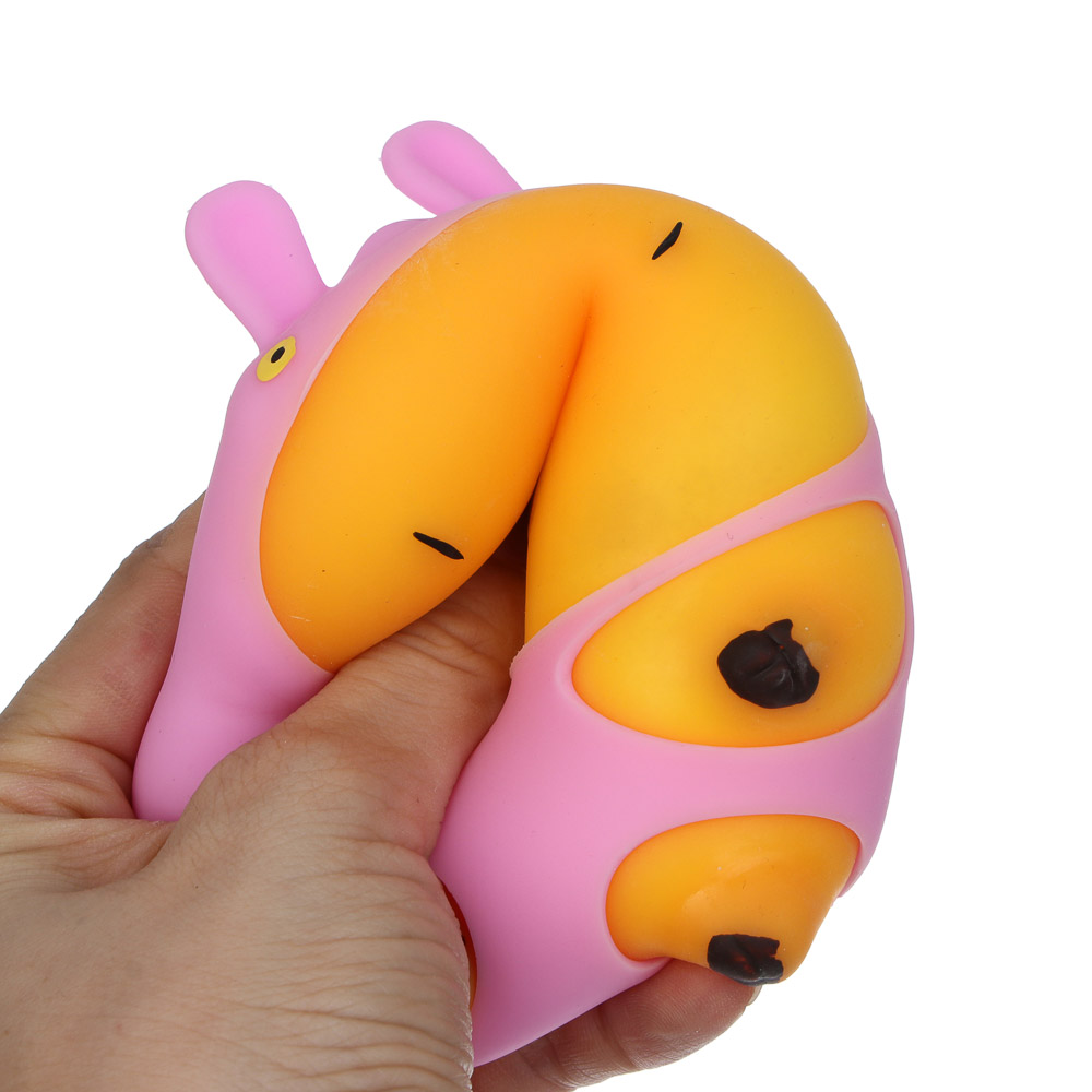 ИГРОЛЕНД Игрушка-антистресс, мялка "Капибара в костюмчике", 10х6,5см, TPR, 4 дизайна - #11