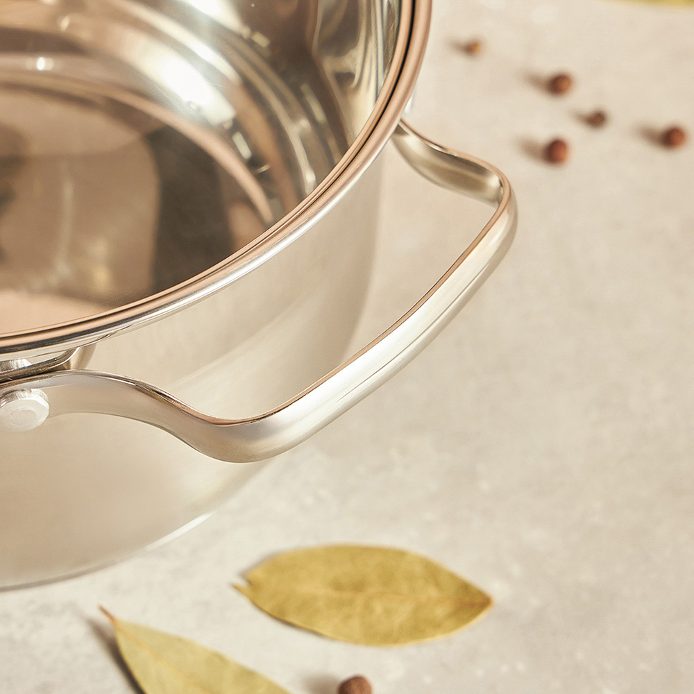 VETTA Берн Кастрюля 18х11см. 2,6л. со стекл. крышкой, индукция - #11