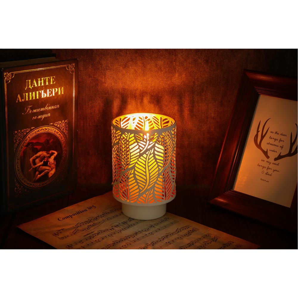 Подсвечник металлический, 9х9х13 см - #5