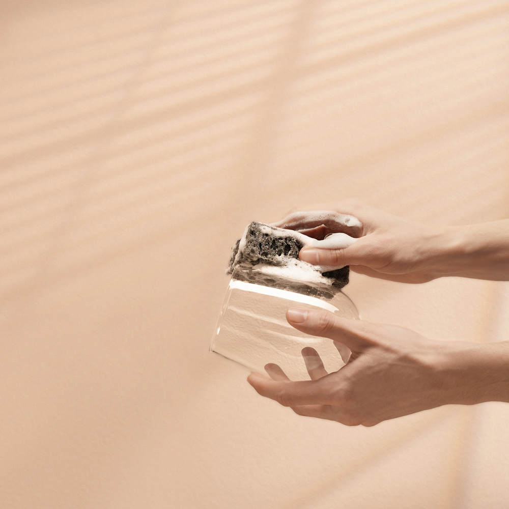 Набор губок для мытья посуды "Гармония черного" 9,8x6,6x3,0см, 10шт - #7